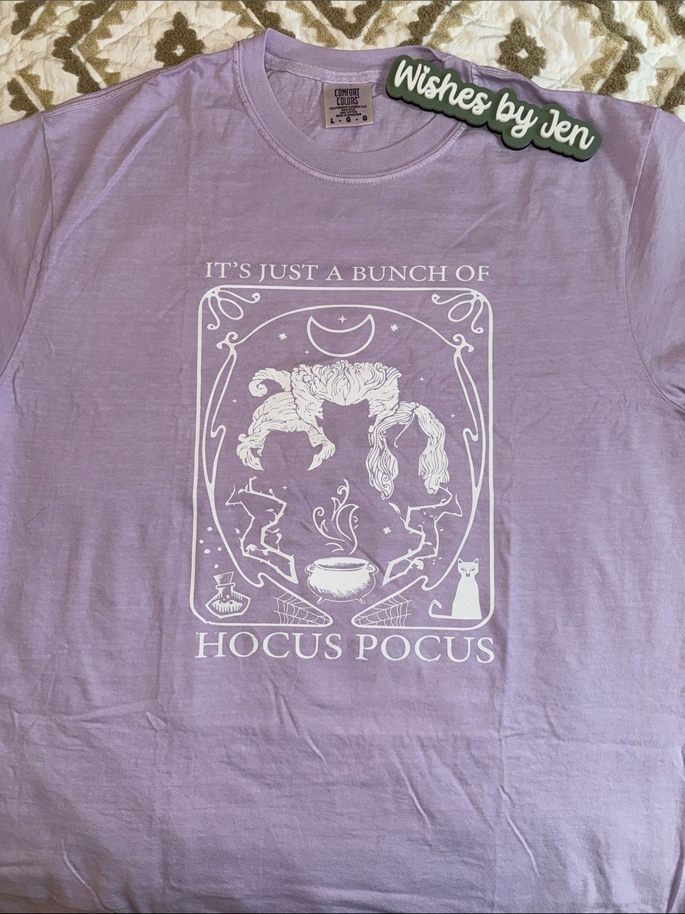 Comfort Colors Lavender Hocus Pocus Graphic Tee